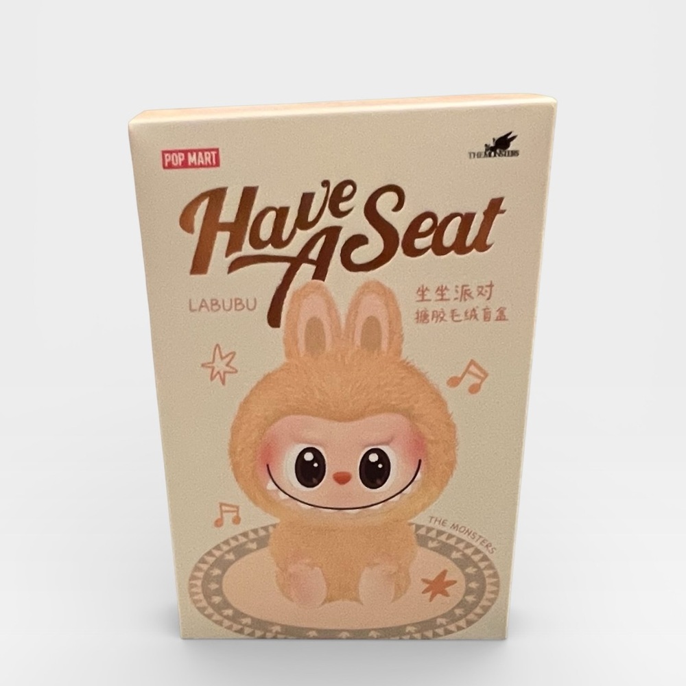 POP‎ MART LABUBU The Monsters Have A Seat Vinyl Plush Blind Box SEALED